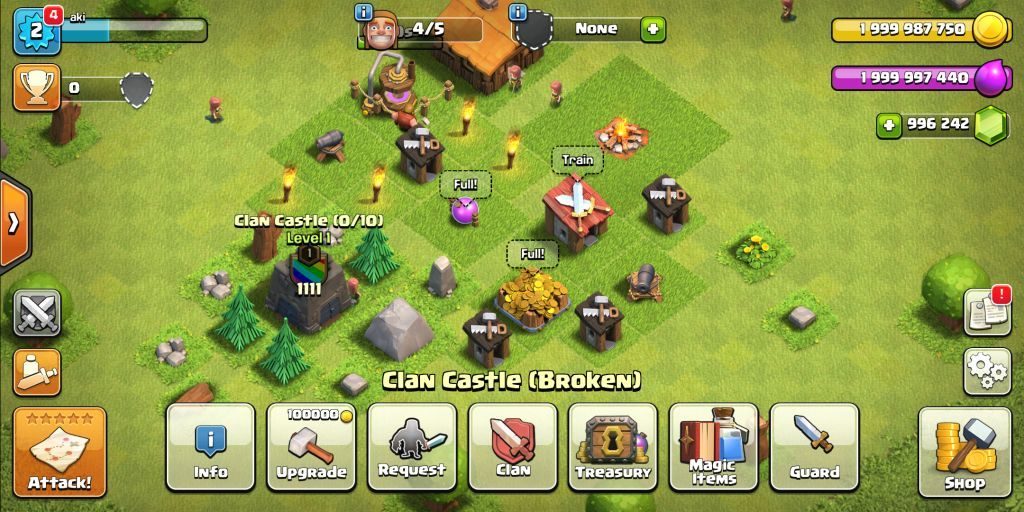 Clash of clans unlimited troops download for android apk